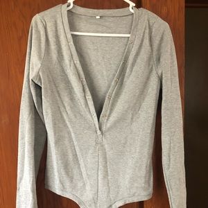🌟BUY ONE GET ONE 🌟Gray Bodysuit